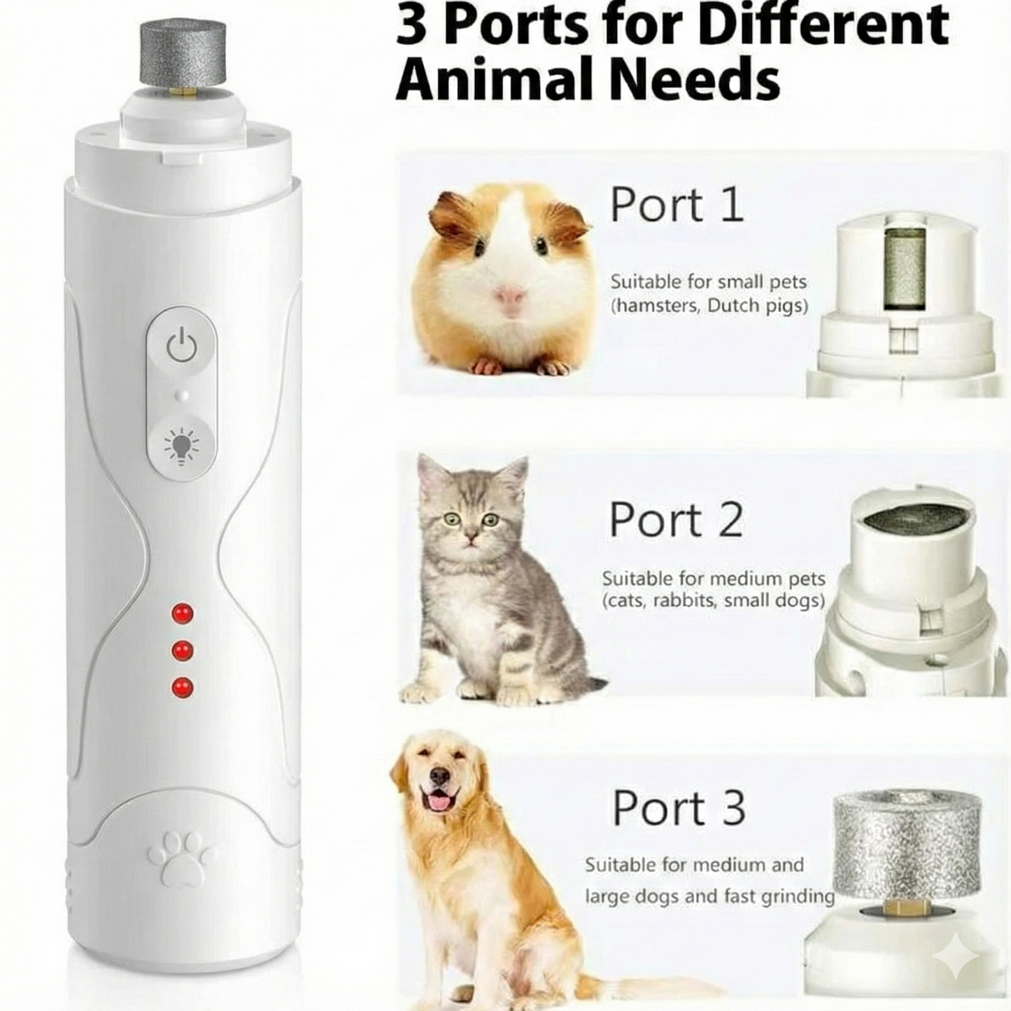 Ease Labs™ Precision-Grip™ Clinical Nail Grinder