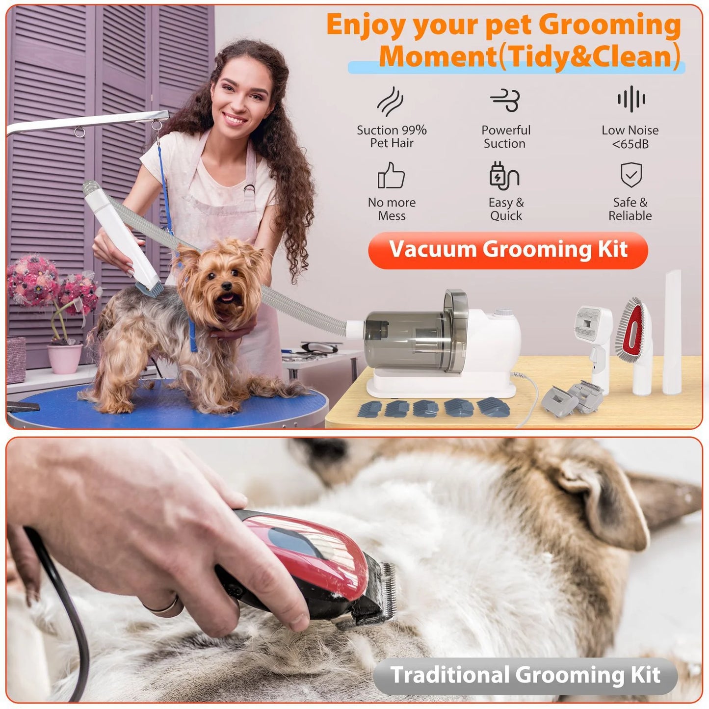 Ease Labs™ AeroGroom™ Pro | 5-in-1 Clinical Grooming Suite