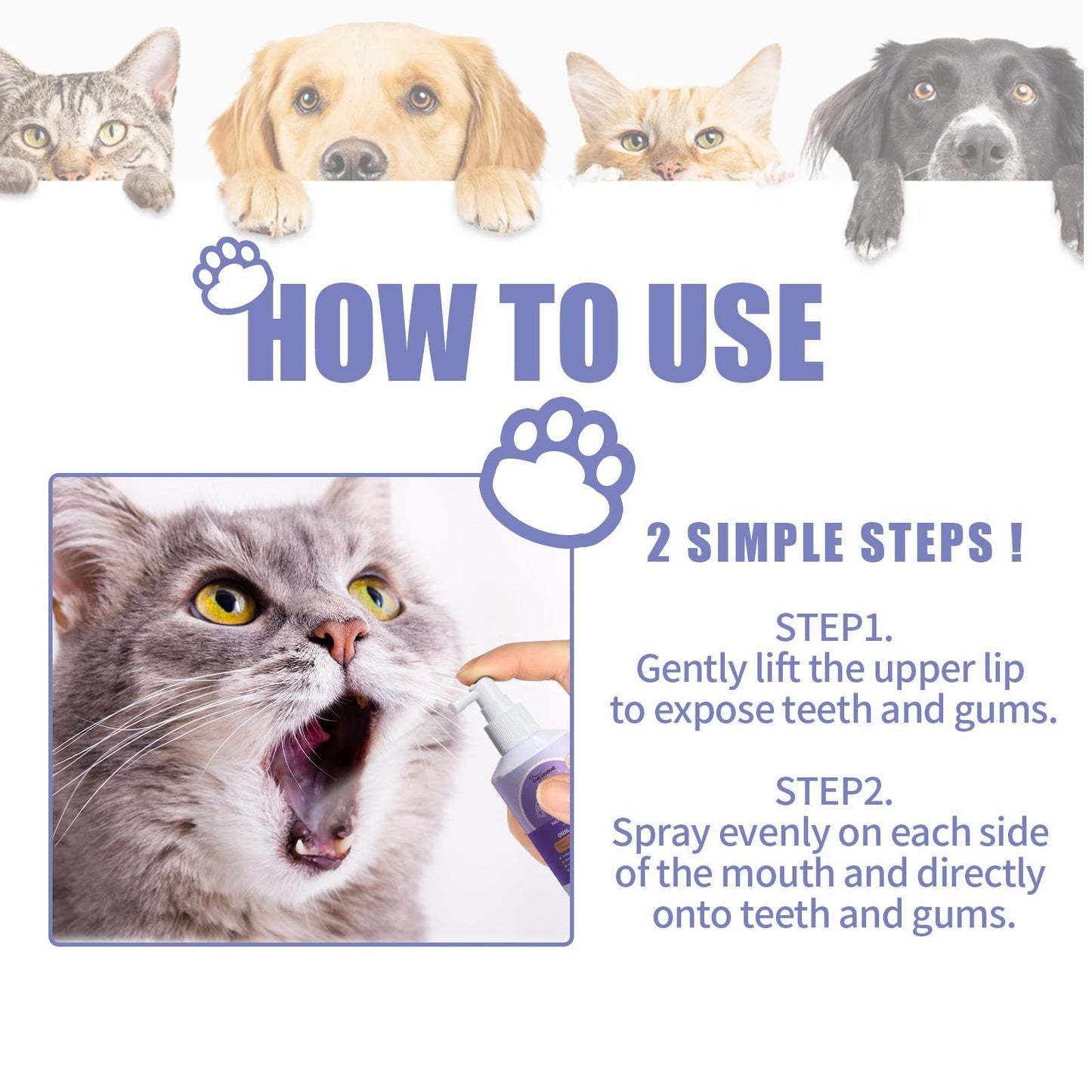 EaseLabs FreshBite™ — No-Brush Pet Oral Care Spray
