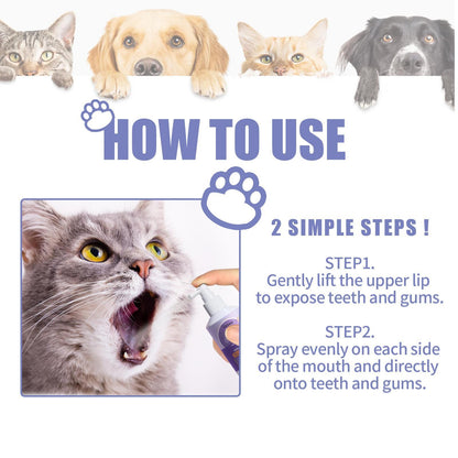 EaseLabs FreshBite™ — No-Brush Pet Oral Care Spray